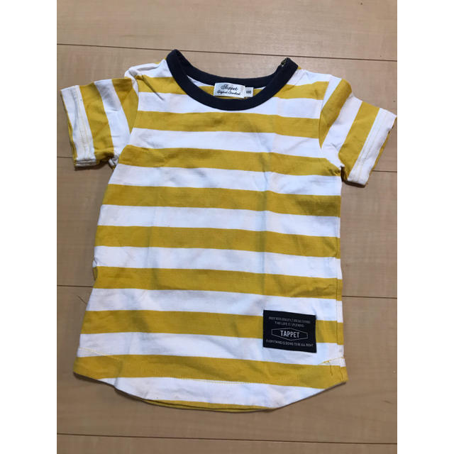 TAPPET ボーダーTシャツ☆100cm キッズ/ベビー/マタニティのキッズ服男の子用(90cm~)(Tシャツ/カットソー)の商品写真