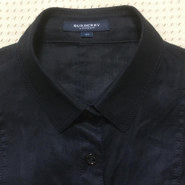 BURBERRY(バーバリー)のBURBERRY バーバリー　長袖シャツ　美品 レディースのトップス(シャツ/ブラウス(長袖/七分))の商品写真