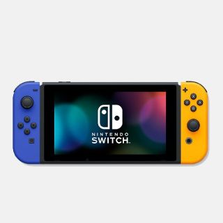 ニンテンドウ(任天堂)のNintendo Switch 本体　ブルー　ネオンオレンジ　任天堂　スイッチ(家庭用ゲーム機本体)