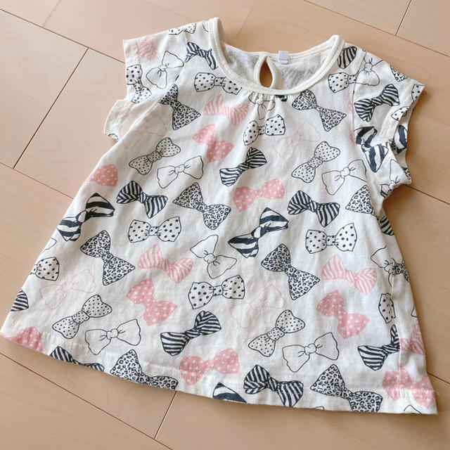 100 トップス キッズ/ベビー/マタニティのキッズ服女の子用(90cm~)(Tシャツ/カットソー)の商品写真