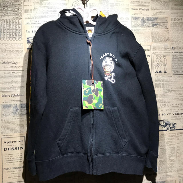 A BATHING APE BAPE KIDS スウェットパーカー 130