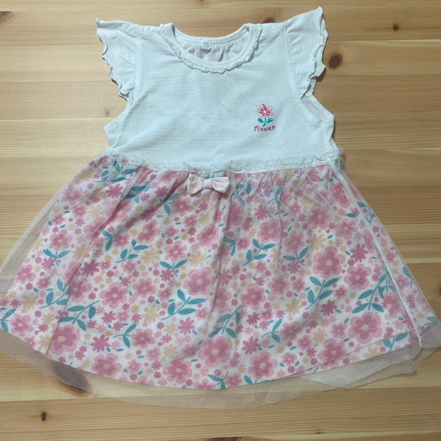 UNIQLO(ユニクロ)のキッズ ワンピース 3点セット キッズ/ベビー/マタニティのキッズ服女の子用(90cm~)(ワンピース)の商品写真