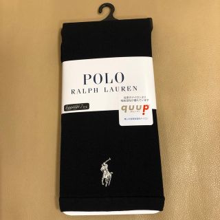 ポロラルフローレン(POLO RALPH LAUREN)の新品　レディース  ポロラルフローレン　7分丈黒レギンス　M〜L寸　日本製(レギンス/スパッツ)