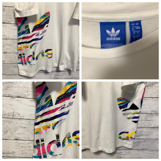 adidas(アディダス)の[一点物] [adidas] ビッグトレフォイルロゴ　マルチカラー メンズのトップス(Tシャツ/カットソー(半袖/袖なし))の商品写真