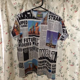 ウォルターヴァンベイレンドンク(Walter Van Beirendonck)の希少　最安W.&L.T. ウォルト ニュースペーパーTシャツ(Tシャツ/カットソー(半袖/袖なし))