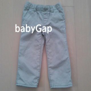 ギャップ(GAP)のbabyGap☆ベージュパンツ90(その他)