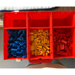 レゴ(Lego)の【ビンテージ】レゴブロック 赤黄青(積み木/ブロック)