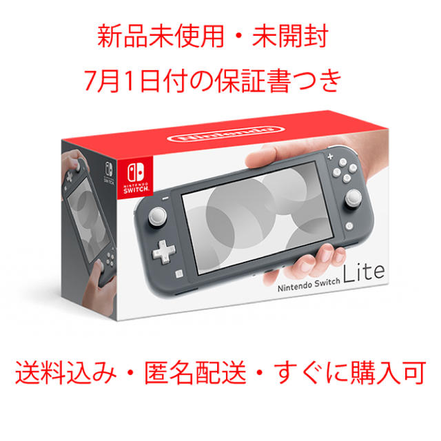家庭用ゲーム機本体Nintendo Switch Lite グレー