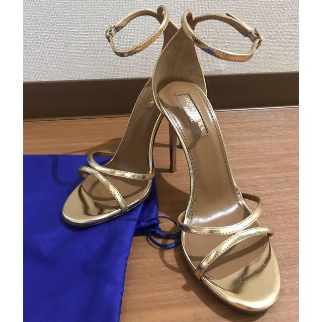 ✨AQUAZZURA★スエード★サンダル★ヒール★ピンヒール★size37