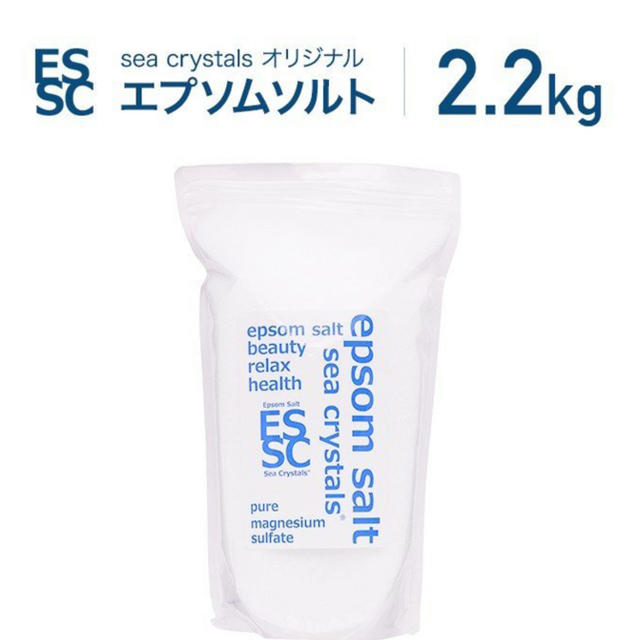 国産 シークリスタルス  エプソムソルト 2.2kg 入浴剤  バスソルト コスメ/美容のボディケア(入浴剤/バスソルト)の商品写真