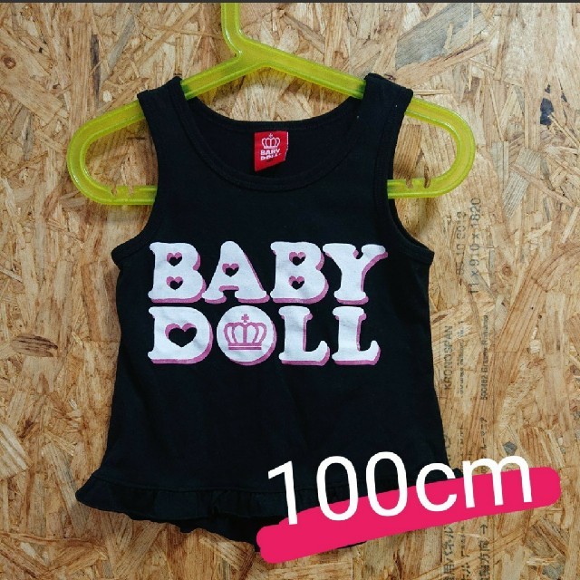 BABYDOLL(ベビードール)のタンクトップ キッズ/ベビー/マタニティのキッズ服女の子用(90cm~)(Tシャツ/カットソー)の商品写真