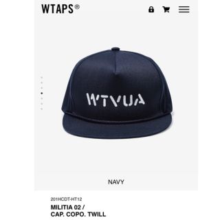 ダブルタップス(W)taps)のWTAPS MILITIA 02 NAVY 2020 S/S(キャップ)