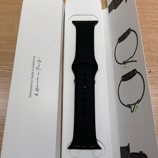 (正規品) Apple Watch HERMES エルメス ブラック 40mmメンズ