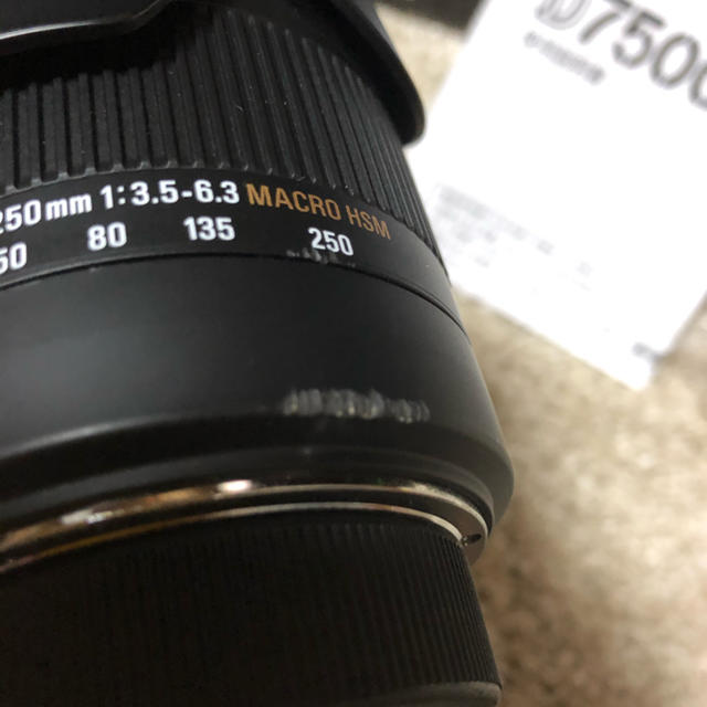 Nikon(ニコン)のD7500 sigma18-250mm f3.5-6.3 スマホ/家電/カメラのカメラ(デジタル一眼)の商品写真