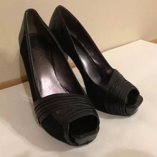 ダイアナ(DIANA)のNINEWEST ナインウエスト オープントゥパンプス　美品(ハイヒール/パンプス)