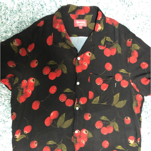 19SS Supreme Cherry Rayon S/S Shirt