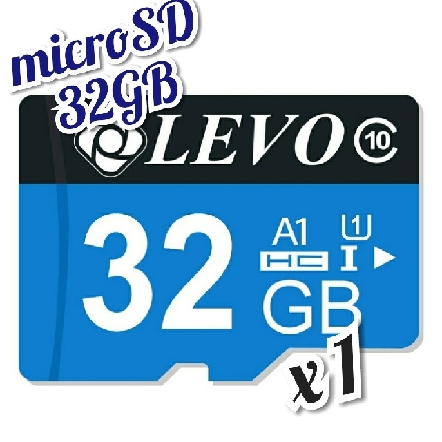 microSD カード 32GB 1枚 CLASS 10 UHS-I LVBU スマホ/家電/カメラのスマートフォン/携帯電話(その他)の商品写真