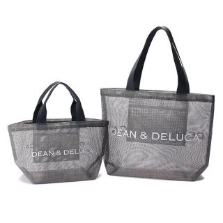 ディーンアンドデルーカ(DEAN & DELUCA)のDEAN＆DELUCA メッシュトートバッグ S・Lセット シルバー エコバッグ(エコバッグ)