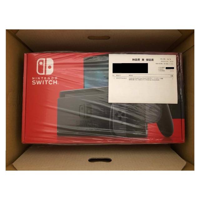 Nintendo Switch(ニンテンドースイッチ)の新品・未開封◎送料込み◎Nintendo Switch 本体 グレー 新モデル エンタメ/ホビーのゲームソフト/ゲーム機本体(家庭用ゲーム機本体)の商品写真