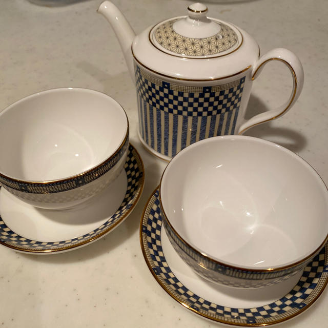 WEDGWOOD SAMURAIシリーズ お茶セット-