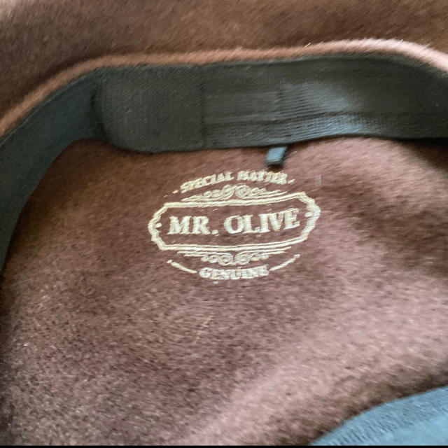 Mr.OLIVE(ミスターオリーブ)の【MR.OLIVE】 ハンチング/ベレー帽 チャコール メンズの帽子(ハンチング/ベレー帽)の商品写真