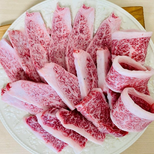 送料無料　常陸牛　A5ランク　焼肉用　カルビ　1000g　黒毛和牛