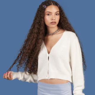 ユニフ(UNIF)のunif リブセーター カーディガン(カーディガン)