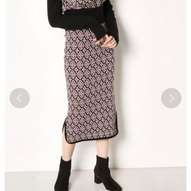 SLY(スライ)の【まいさん専用】SLY DIA CHECK SIDE SLIT HG M/SK レディースのスカート(ロングスカート)の商品写真