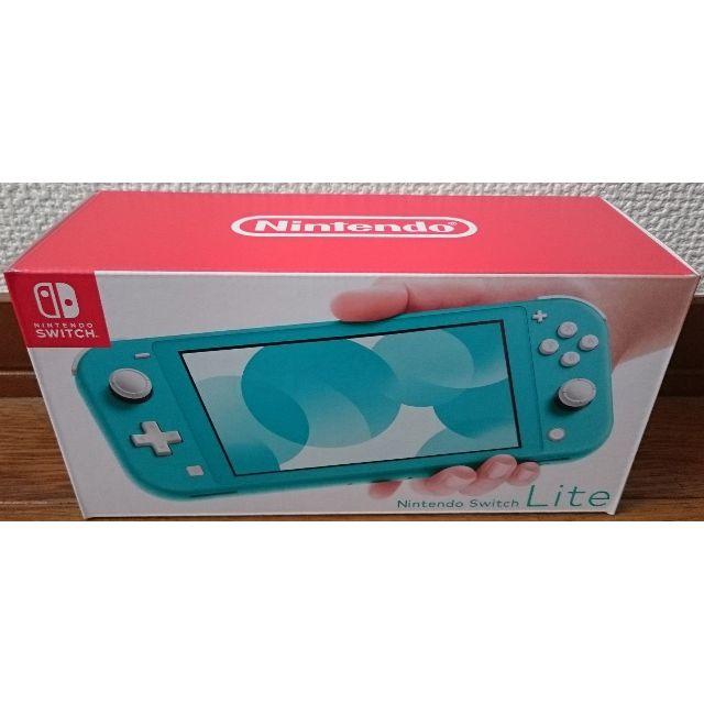 任天堂(ニンテンドウ)の新品保証有 Nintendo Switch Lite 本体 ターコイズ スイッチ エンタメ/ホビーのゲームソフト/ゲーム機本体(家庭用ゲーム機本体)の商品写真