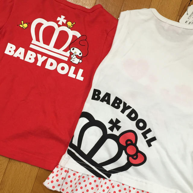 BABYDOLL(ベビードール)のベビド♡セット キッズ/ベビー/マタニティのキッズ服女の子用(90cm~)(Tシャツ/カットソー)の商品写真