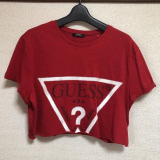 ゲス(GUESS)のTシャツ　ショート丈(Tシャツ(半袖/袖なし))