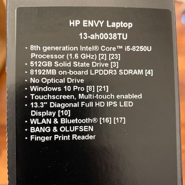 HP(ヒューレットパッカード)の新品 HP ENVY 13 Core i5 シルクゴールド 2台セット スマホ/家電/カメラのPC/タブレット(ノートPC)の商品写真