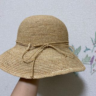 ムジルシリョウヒン(MUJI (無印良品))の無印良品　キャペリン　ストローハット(麦わら帽子/ストローハット)