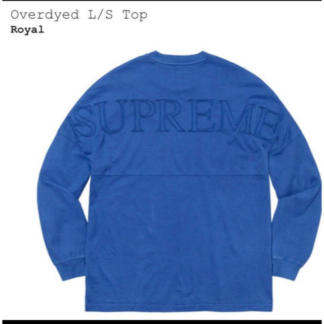 Supreme(シュプリーム)の XL★supreme overdyed l/s top ★  メンズのトップス(Tシャツ/カットソー(七分/長袖))の商品写真