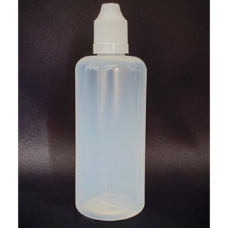 プラスチックボトル 100ml 柔らかいソフト素材 スポイド ドロッパーとしても(ボトル・ケース・携帯小物)