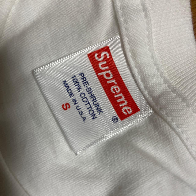【定価販売】シュプリーム Tシャツ　Sサイズ　正規品　supreme ホワイト