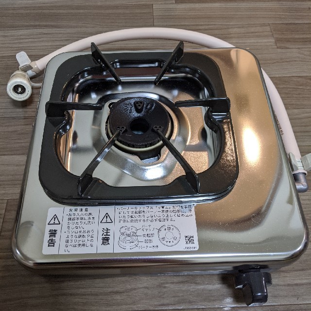 Rinnai - リンナイ KG-11B 都市ガス 一口 ガスコンロ ホースと Rinnai - リンナイ KG-11B 都市ガス 一口 ガスコンロ ホースと