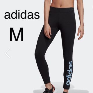 アディダス(adidas)のアディダス  リニアロゴ レギンス タイツ サイズM (レギンス/スパッツ)