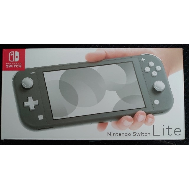 新品　Switch lite グレー　 エンタメ/ホビーのゲームソフト/ゲーム機本体(携帯用ゲーム機本体)の商品写真