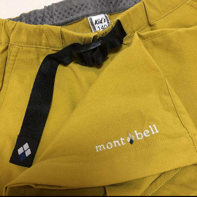 mont bell(モンベル)のモンベル コンバーチブル　パンツ　ハーフパンツ　140 アウトドア　パタゴニア キッズ/ベビー/マタニティのキッズ服男の子用(90cm~)(パンツ/スパッツ)の商品写真