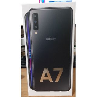 ギャラクシー(Galaxy)のGaraxy A7 64GB SIMフリー　ブラック 未開封(スマートフォン本体)