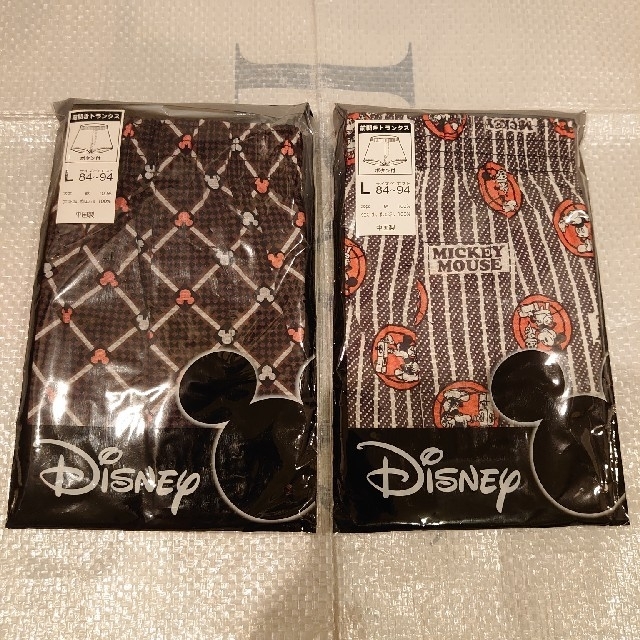 Disney - ディズニー ミッキーマウス柄 トランクス Lサイズ 2枚組の通販 by くま's shop｜ディズニーならラクマ