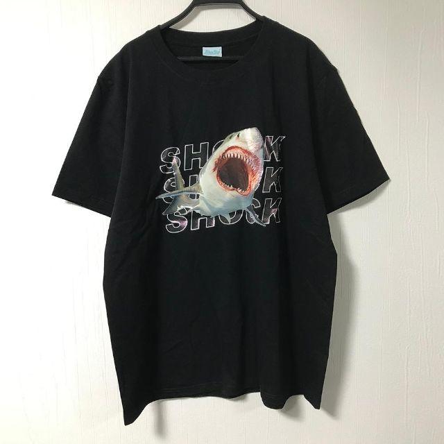 【新品 未使用】シャーク半袖Tシャツ (black) メンズのトップス(Tシャツ/カットソー(半袖/袖なし))の商品写真