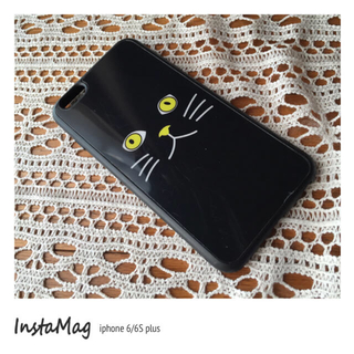 iPhone6Plus 黒猫 カバー(iPhoneケース)