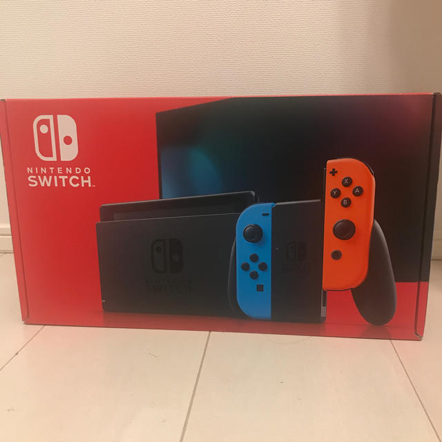 Nintendo Switch(ニンテンドースイッチ)のNintendo Switch JOY-CON(L) ネオンブルー/(R) ネオ エンタメ/ホビーのゲームソフト/ゲーム機本体(家庭用ゲーム機本体)の商品写真