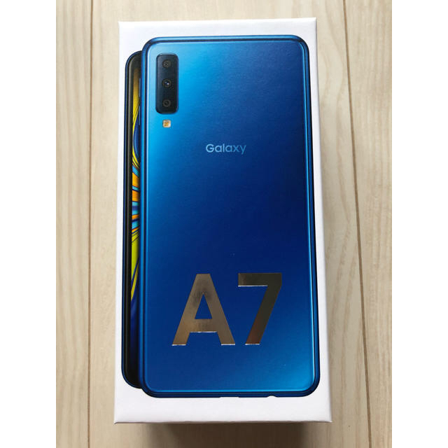 Galaxy A7 ブルー64 GBスマホ/家電/カメラ