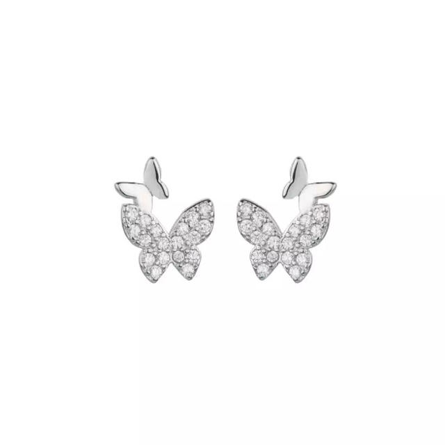 AHKAH(アーカー)のmicro pave papillon pierce ◯s925 post レディースのアクセサリー(ピアス)の商品写真