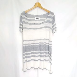 エムエムシックス(MM6)の★MM6 Maison Margiela ボーダー デザイン カットソー(Tシャツ(半袖/袖なし))