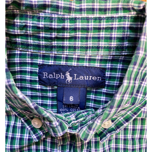 POLO RALPH LAUREN(ポロラルフローレン)のmimi coco様専用　ラルフローレン　・シャツセット(6&7) キッズ/ベビー/マタニティのキッズ服男の子用(90cm~)(ブラウス)の商品写真