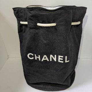 シャネル(CHANEL)のシャネル CHANEL コットン 巾着リュック ワンショルダーバッグ (ショルダーバッグ)